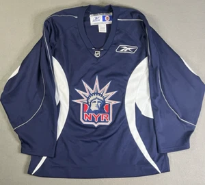 Vintage New York Rangers NYR Lady Liberty Rebook Home Trikot Gr. L 90s CCM - Bild 1 von 9