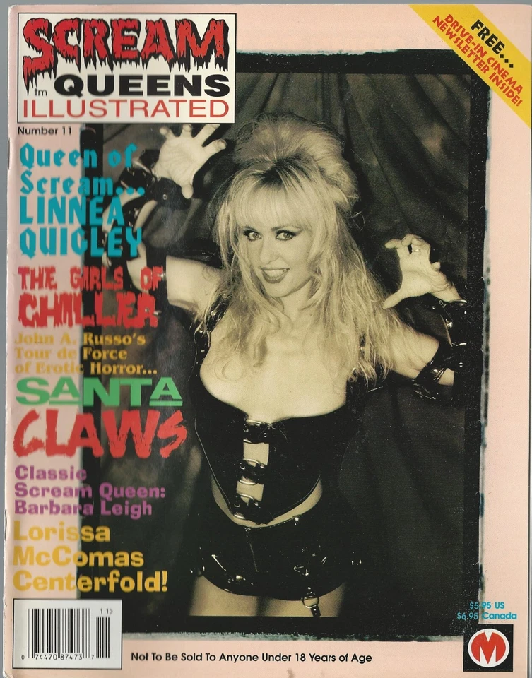 Scream Queens Illustrated 11 Linnea Quigley Lorissa McComas Barbara Leigh - Image 1 of 1