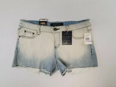 Shorts listrado feminino Earl Jean tamanho 11 novo - Imagem 1 de 4