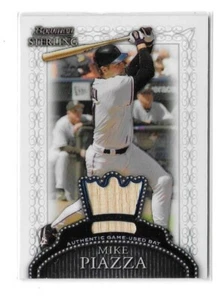 Mike Piazza 2005 Bowman Sterling Game Used Bat BS-MP New York Mets - Bild 1 von 2