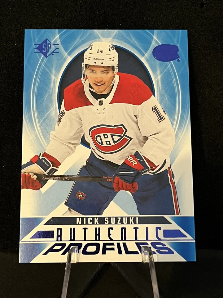 2020-21 Upper Deck SP Hockey Authentic Profiles Nick Suzuki #AP-10 - Image 1 of 1
