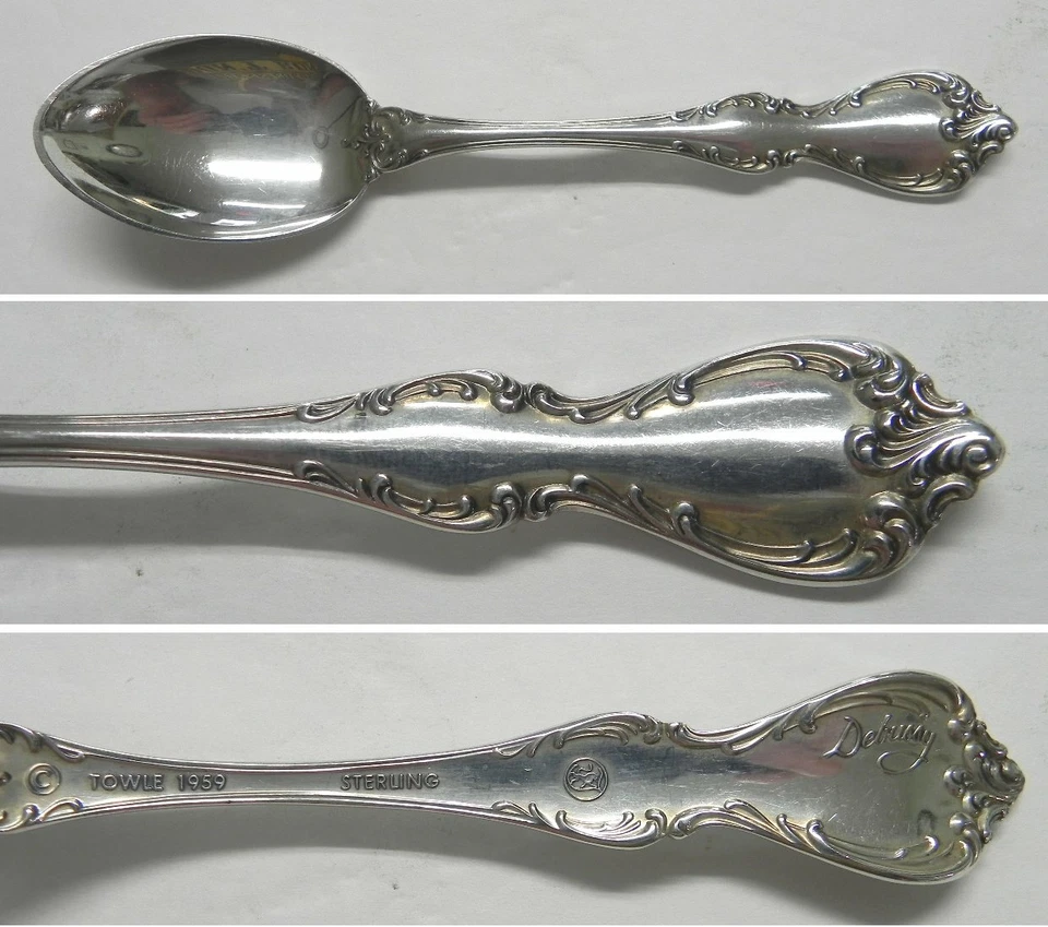 Towle Debussy 1959 plata esterlina 6" cucharadita, sin mono Foto 1 de 1
