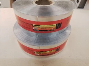 (2) Caution Buried Electrical Line Below Detectable Tape 3" x 1000' scotch 406 - Picture 1 of 4