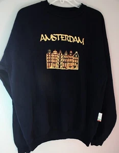 SUDADERA DIZZY MALLONE ITALIANA OCIO WEAR HOMBRE AZUL MARINO AMSTERDAM TALLA GRANDE - Imagen 1 de 3