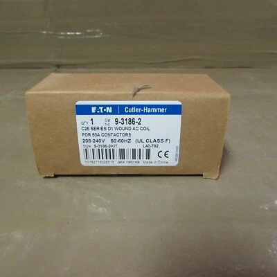 EATON CUTLER HAMMER, 9-3186-2, C25 SER D1 WOUND AC COIL, NIB, MAKE OFFER! - Image 1 of 4