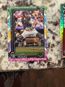 2025 TOPP MLB BASEBALL EASTER EGG PASTEL RC CARD COLORADO ROCKIES DREW ROMO #296 - Picture 1 of 1