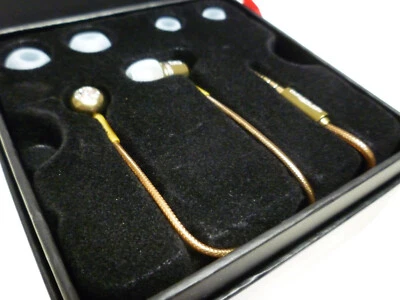 Bassbuds Classic Collection Gold In-Ear Headphones In-Line Microphone and Call/P - Image 1 of 4