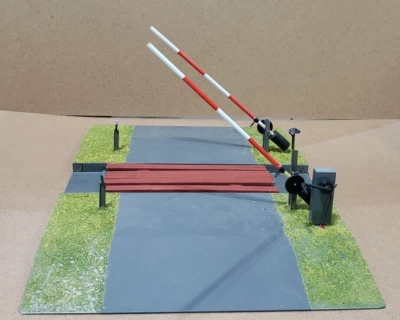 ACE Trains (I Believe) O Tinplate Single Road Crossing w/Manual Gates - Nice! - Image 1 of 4