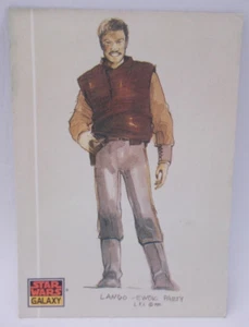 Star Wars Galaxy 1 Topps 1993 Trading Card # 31 Lando Calrissian - Picture 1 of 2