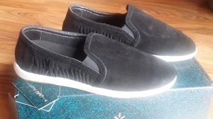 SCARPE donna EMU Australia taglia 7 EU 38 PELLE SCAMOSCIATA nere NUOVE ~ SPEDIZIONE GRATUITA - Foto 1 di 6
