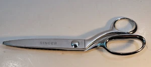 Vintage Sewing Singer No. 209 Pinking Shear Scissors Brazil 9 Inches - Picture 1 of 12