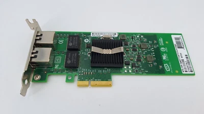 Intel Gigabit ET Dual Port 1G Netzwerkkarte E1G42ETBLK PCIe x4 Low Profile LP - Bild 1 von 3