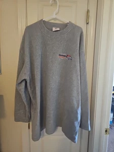 Felpa girocollo uomo grigia, Denver Broncos, taglia 2XL - Foto 1 di 4
