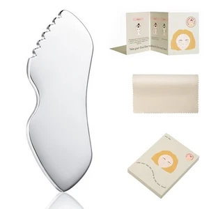 Stainless Steel Gua Sha Facial Tools Metal Detail Gua Sha Stone Body Lymphati... - Picture 1 of 6