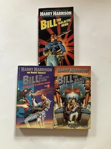 Harry Harrison Bill the Galactic Hero Pb Book Lot Vintage Sci Fi Pls Read - Picture 1 of 6