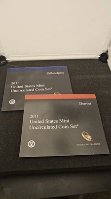 2011 P & D US Mint Set Uncirculated 28 Coins OGP COA - Image 1 of 4