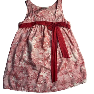 Vintage Y2K Forever 21 Babydoll Oberteil Damen S rot weiß Blumen kokett USA - Bild 1 von 10