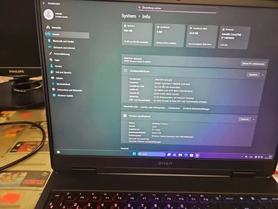 HP Omen Gaming Laptop i7-14650hx 32GB Ram 1TB SSD m2 Nvme Nvidia Rtx 5070 - Bild 1 von 3