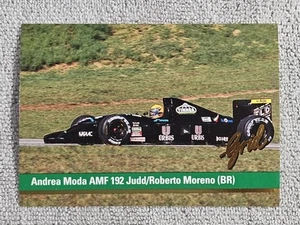 1992 Grid Motorcard Formula 1 Roberto Moreno #32 - Picture 1 of 2