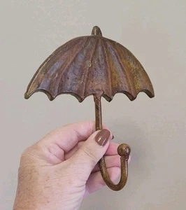 Metall Schirm Wand Haken Aufhänger Bronze Finish Garten Veranda Eingang 6 x 5 1/2" - Bild 1 von 5