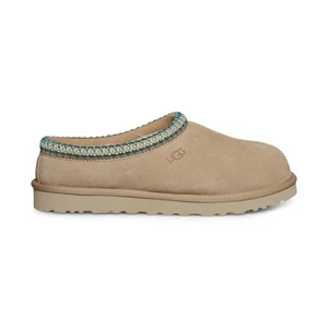 UGG TASMAN DRIFTWOOD/WHITE PEPPER SUEDE CLASSIC MEN'S SLIPPERS SIZE US 11 NEW - Picture 1 of 5