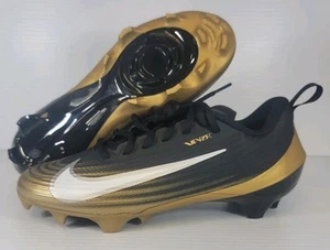 Men's Size 8 Nike Vapor Speed 3 Football Shoes Cleats Black Gold FB3303-003 - Picture 1 of 10