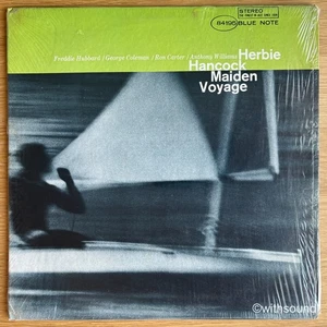 HERBIE HANCOCK Maiden Voyage US REISSUE LP IN SHRINK VAN GELDER STAMP BLUE NOTE - Picture 1 of 4