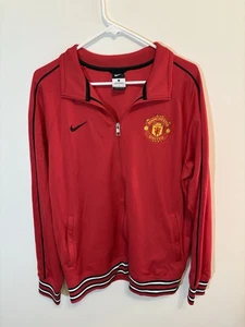 Nike Manchester United Fußball Herren Leichtathletikjacke Größe L rot - Bild 1 von 8