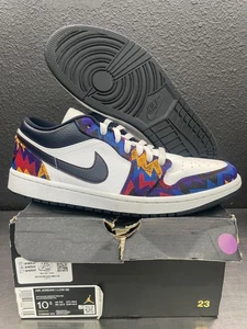 Zapatilla deportiva Air Jordan 1 Low Nothing But Net CZ8659 100 talla 10,5 USADA (8/10) - Imagen 1 de 11