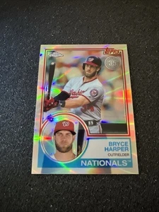 Bryce Harper 1983 Refractor 2018 Topps Chrome 83T-25 Washington Nationals - Bild 1 von 2