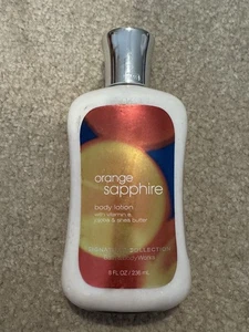 NEU Bath & Body Works Orange Sapphire Bodylotion 8 Oz. eingestellter Duft selten - Bild 1 von 2