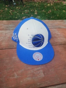 Vintage Orlando Magic schwarz und blau Mitchell & Ness Snapback Mütze NBA Basketball NEU - Bild 1 von 9