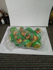 Dozen of CHRISTMAS ELF SANTA'S HELPER CRUISING RUBBER DUCK 2" - Picture 1 of 8