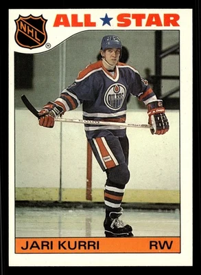 Pegatinas Topps 1985-86 Jari Kurri (HOF) #3 - Edmonton Oilers - casi nuevas+ Foto 1 de 2
