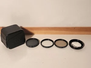 Merkury Mercury Optics 4-Piece 52mm Filter Set (FD, UV, PL, & MACRO in Case - Picture 1 of 17