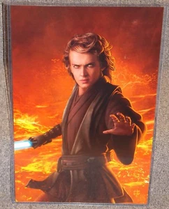 Star Wars Anakin Skywalker Glossy Art Print 11 x 17 In Hard Plastic Sleeve - Picture 1 of 1