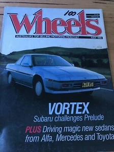 Wheels Car magazine JULY 1985 VORTEX RX7 CITY ALFA 75 SWIFT BARINA CHARADE 33 - Foto 1 di 3