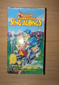 VHS Alvin And The Chipmunks Sing-Alongs Working On The Railroad Animated - Picture 1 of 6