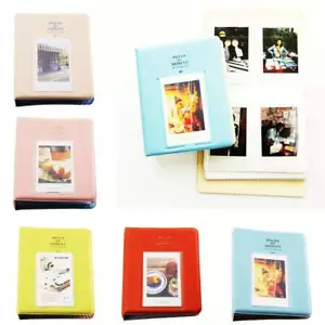 UK 64 Pockets Album Case Storage Polaroid Photo FujiFilm Instax Mini Film NEW - Picture 1 of 16