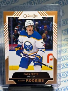 2022-23 Upper Deck O-Pee-Chee Glossy Bronze #R-7 Owen Power - Buffalo Sabres - Picture 1 of 2