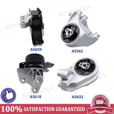 New For Chevrolet Equinox 2010-2017 2.4L Engine Motor &Trans Mount Set 20839834 Foto 1 de 4