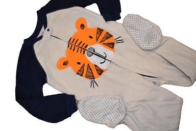 Pijama con patas manta polar K9 The Children's Place Boys 4T TIGER Foto 1 de 4