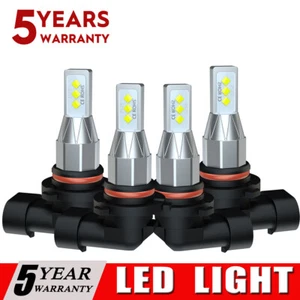 For Chevy S10 Cab Pickup 2.2L 4.3L 1994-2004 LED Headlight High/Low Beam 4 Bulbs - Foto 1 di 13