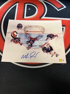 Mike Richter Signed New York Rangers 8x10 Photo Autographed Steiner COA - Image 1 of 3