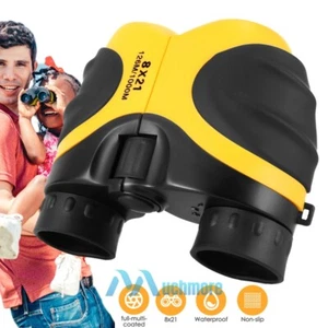 Binoculars 8X21 Shockproof Bird Watching Educational Gift for 2-8 Years Old Kids - Picture 1 of 18
