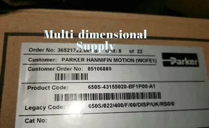 NEW 650S/022/400/F/00/DISP/UK/RS0/0 650S-43155020-BF1P00-A1 Via DHL/FeDEX #WA - Afbeelding 1 van 1