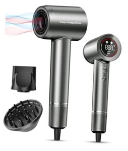 Hair Dryer - Negative Ionic Blow Dryer with 150000 RPM High Speed Dark Gray - Picture 1 of 7