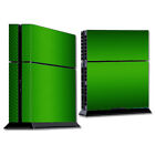 PS Playstation console skins decals wrap - Lime Green carbon fiber look