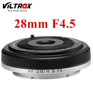 VILTROX AF 28mm F4.5 Full Frame Auto Focus Pancake Lens for Sony E-mount Cameras - Picture 1 of 11