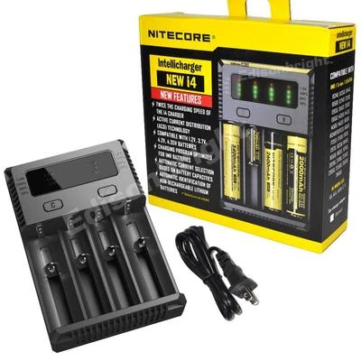 NITECORE New i4 smart battery charger IMR/Li-ion/Ni-MH/Ni-Cd - Image 1 of 4
